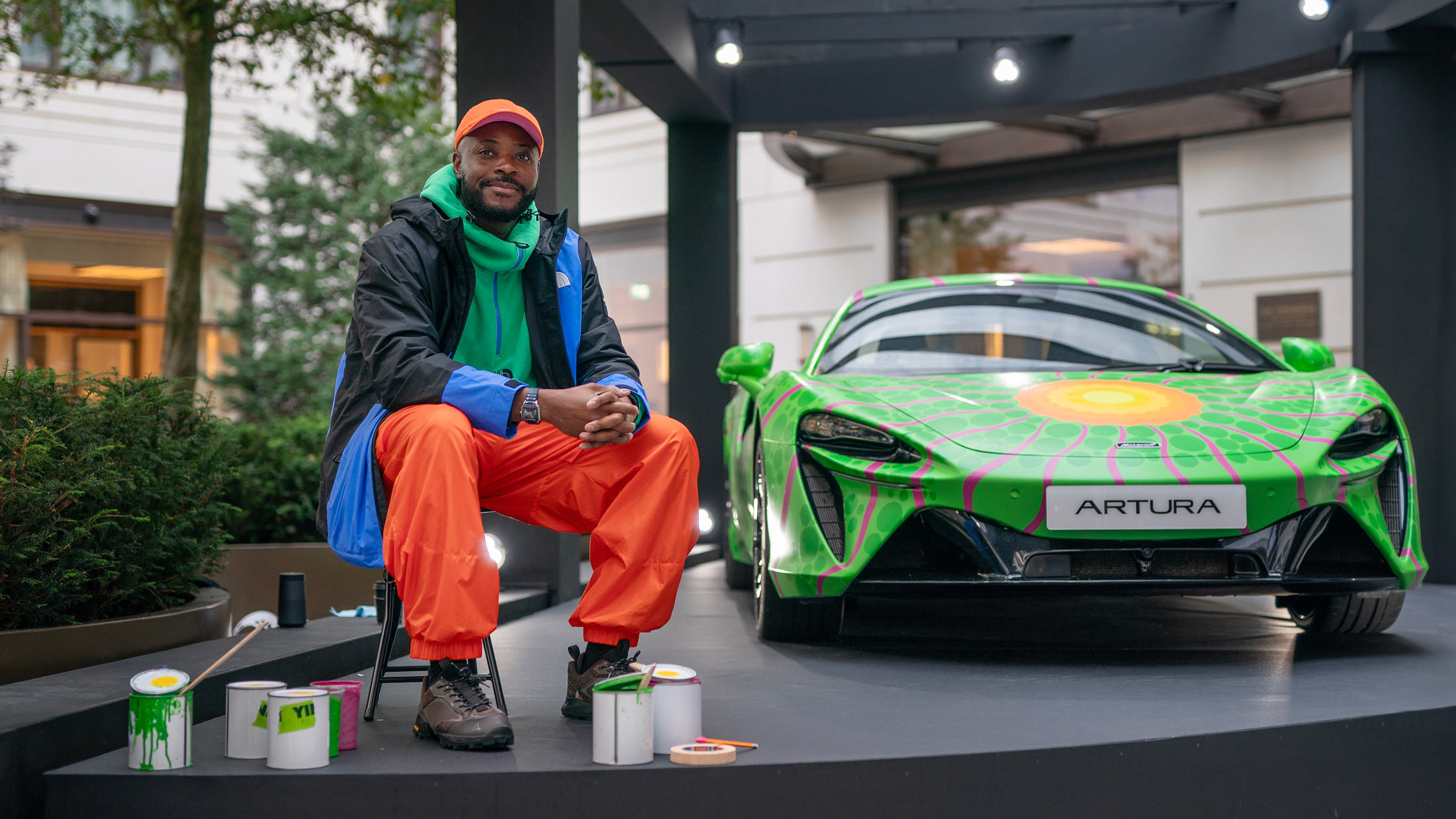 McLaren featured at Live Art Car Experience